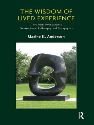 cover image of The Wisdom of Lived Experience
